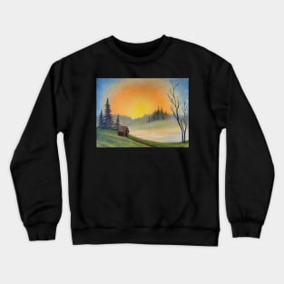 Hillside Cabin Crewneck Sweatshirt